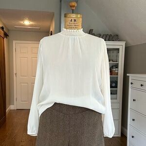 Ann Taylor Sheer blouse size XL